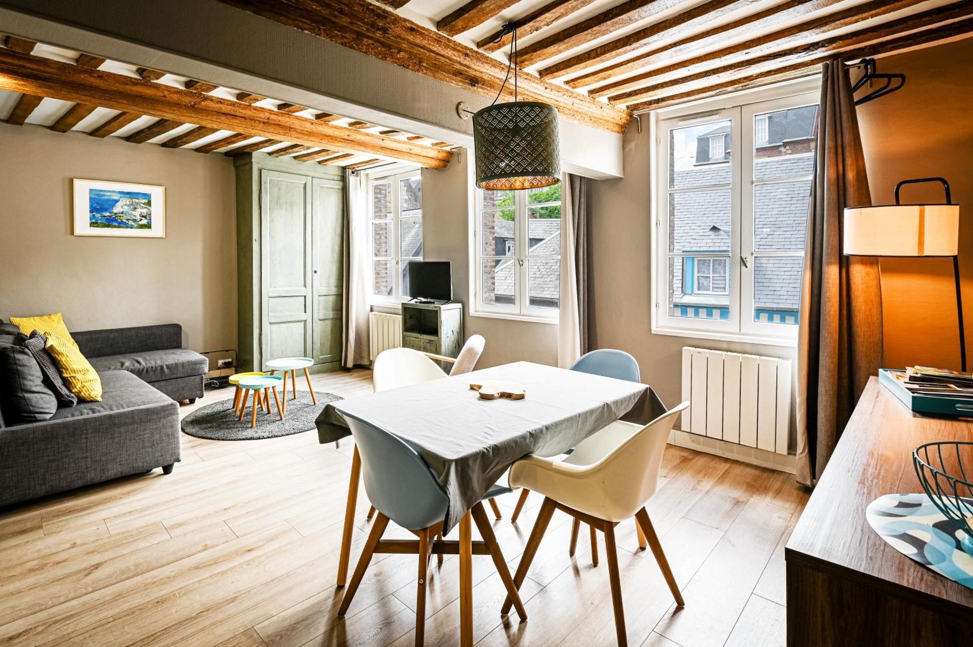 Cosy Loft - Plein Centre D'Honfleur 아파트 외부 사진